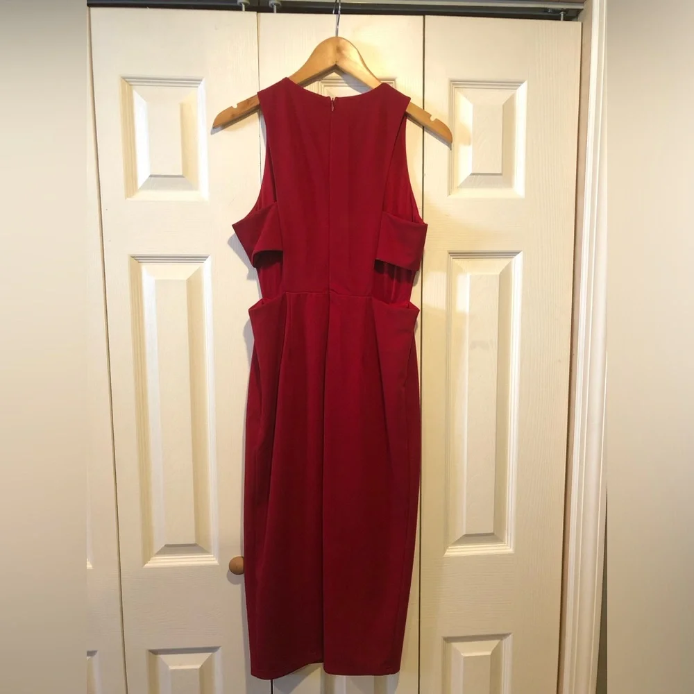 Forever 21 Red Sleeveless Midi Dress - Picture 3 of 4